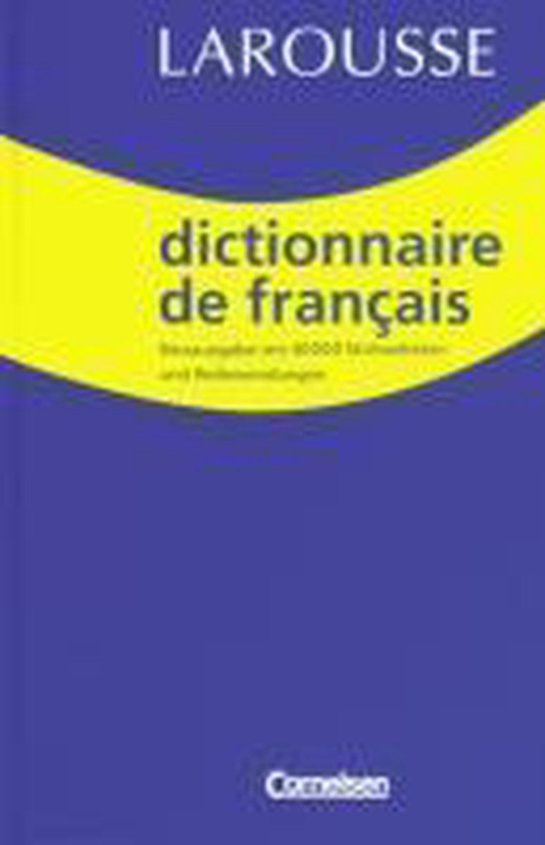 Dictionnaire De Francais 9783464200407 Larousse Boeken