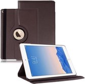 iPad (2017) 9.7 - 5e Generatie Hoes 360 Graden Multi-Stand Case Draaibaar - Bruin