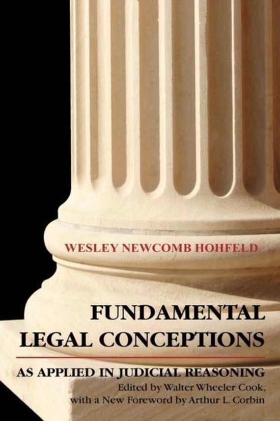 Fundamental Legal Conceptions as Applied in Judicial Reasoni ... - cover