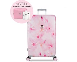 fluctueren Samenpersen Permanent SUITSUIT Sakura Blossom - Handbagagekoffer - 55 cm - inclusief Rituals  Pakket | bol.com