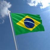 Grote Braziliaanse vlag XXL - Stormvlag van Brazilië 150 x 250 cm