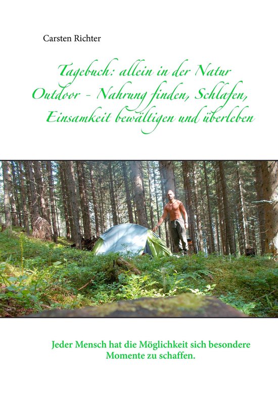 Tagebuch: allein in der Natur - cover