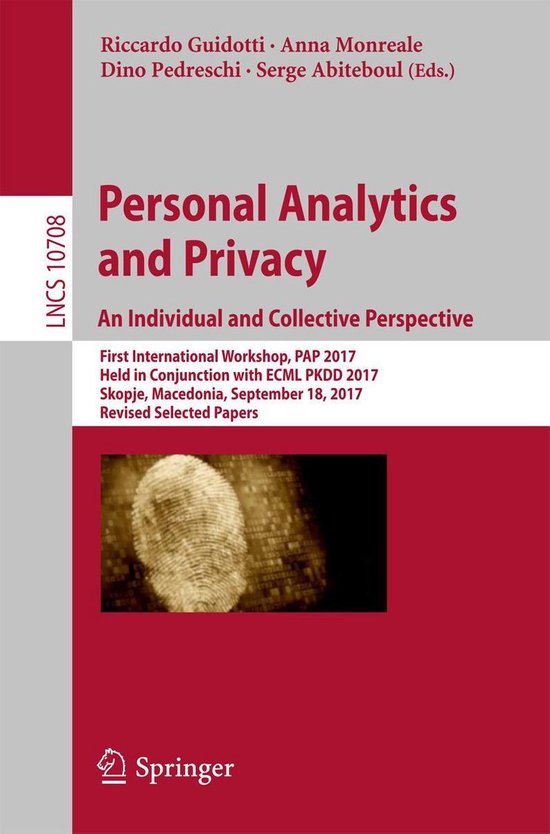 Springer Nature Proceedings Computer Science - Personal Anal ... - cover