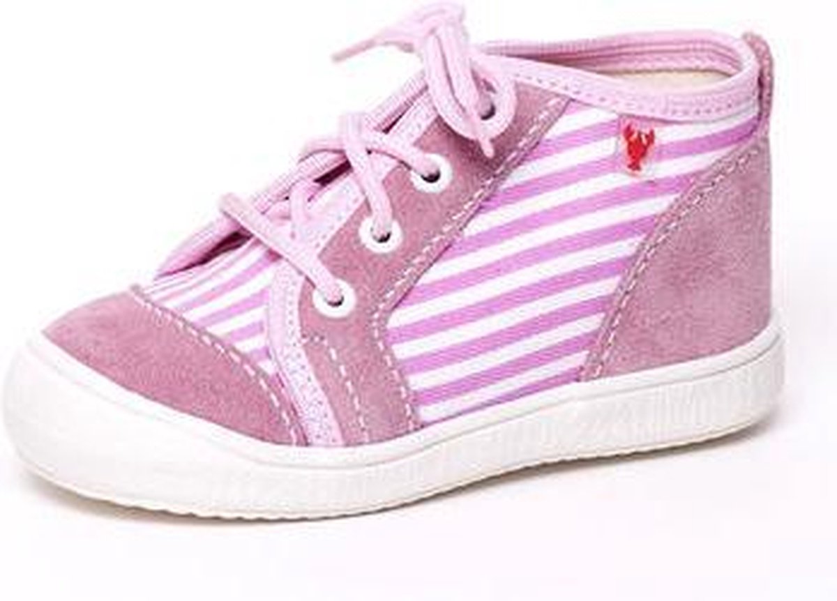 Gympen - gymschoenen - licht roze - textiel/leer - meisjes - maat 28