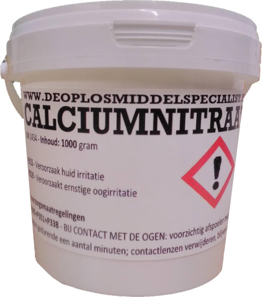 Calciumnitraat 1000gr (kalksalpeter, noorse kalk, calcinit)