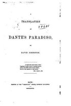 A Translation of Dante's Paradiso