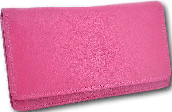 LeonDesign - 16-W784 -29 - Portefeuille - Rose - Cuir