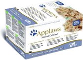 Applaws cat pots mp chicken selection kattenvoer 8x60 gr