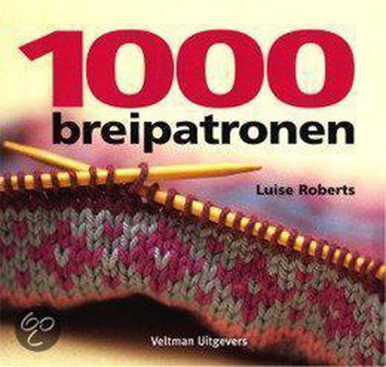 Cover van het boek '1000 breipatronen' van Luise Roberts