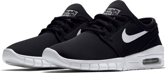 Nike Stefan Janoski Max Sneakers Sportschoenen - Maat 38.5 Unisex - zwart/wit |
