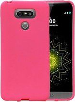 BestCases.nl Roze Zand TPU back case cover hoesje voor LG G6