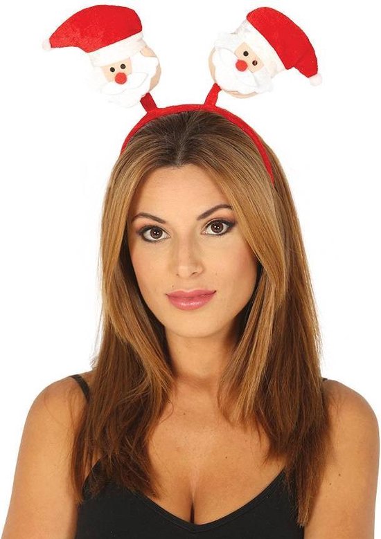 Kerst Haarband Kerstman Rood
