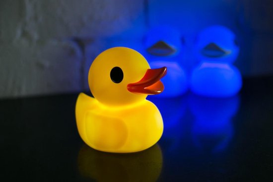 DHINK Eend Kinderlamp Multikleur LED licht Kinderkamer Kids- Geel van Dhink — afbeelding 5