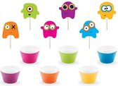 Cupcake Kit - Monsters 6 stuks