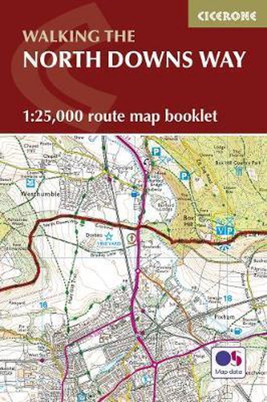 North Downs Way Map Booklet - cover