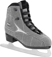 Roces - Brits Check - Kunstschaatsen - Schaatsen Dames - Zwart Wit - Klassiek Design & Onderhoudsvriendelijk IJzer - Maat EU 38
