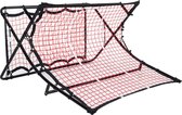 Pure2Improve Voetbal Rebounder - Tchouk - zwart/rood - 111.7cm x 105.5cm x 63.5 cm