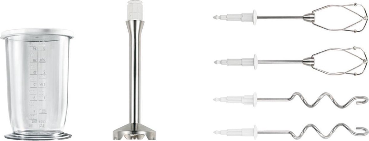 Bosch Hausgeräte MFQ4070 Handrührer 500 Watt, Weiß/Silber