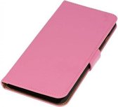 Bookstyle Wallet Case Hoesjes voor Huawei Ascend G730 Roze