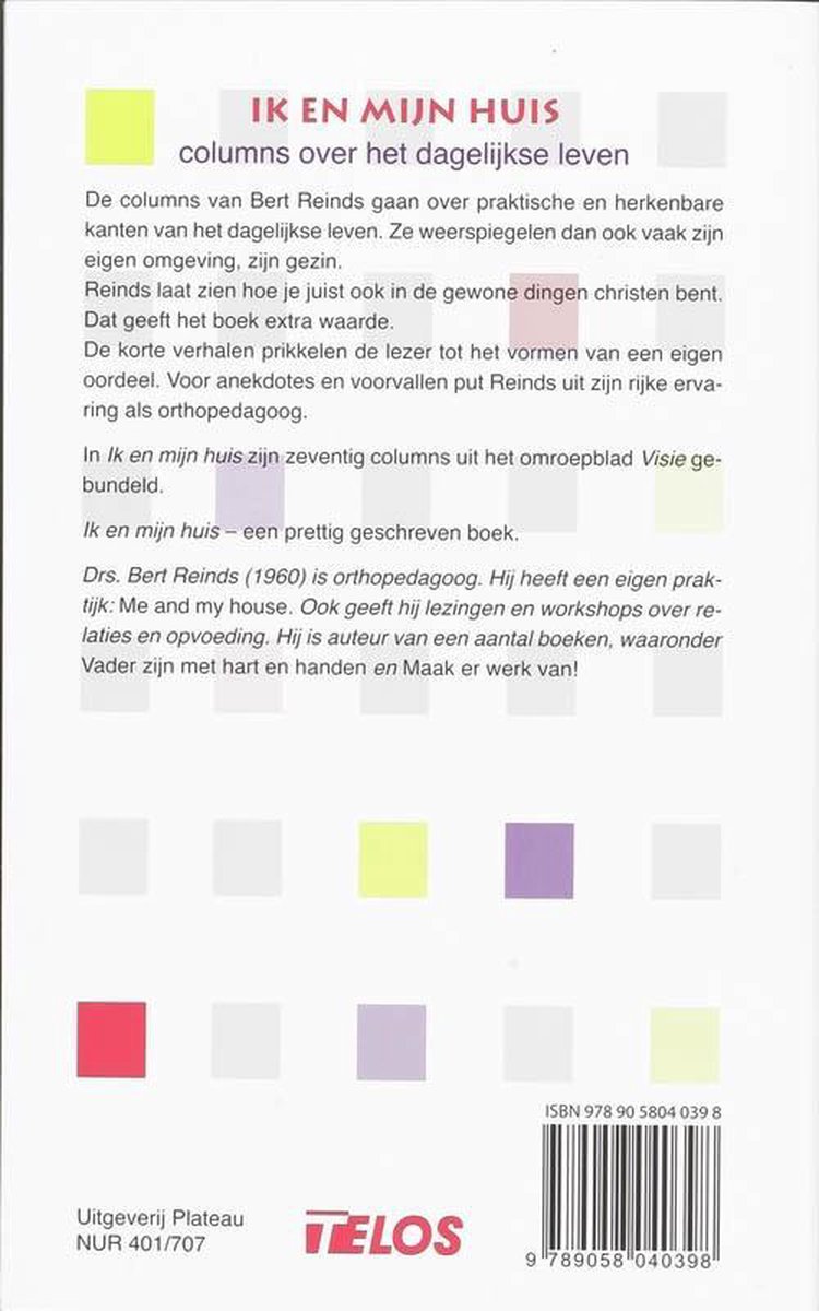 Ik en mijn huis - back cover