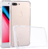Voor iPhone 8 & 7 Plus stootvast kussen TPU beschermende Case(Transparent)