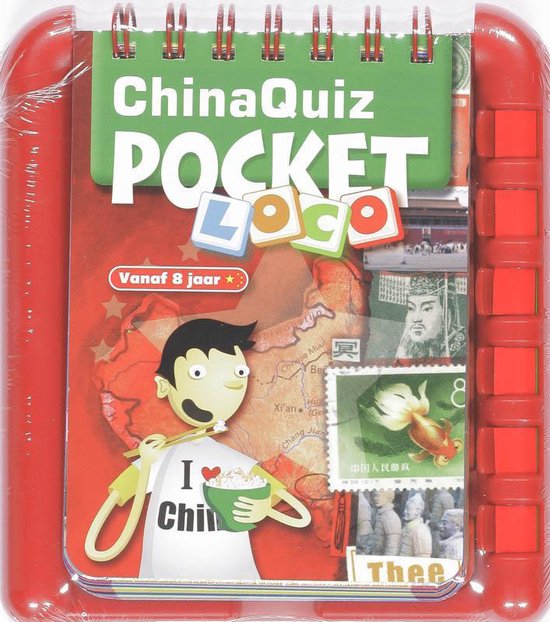 Cover van het boek 'Pocket Loco Chinaquiz spelhouder en boekje'