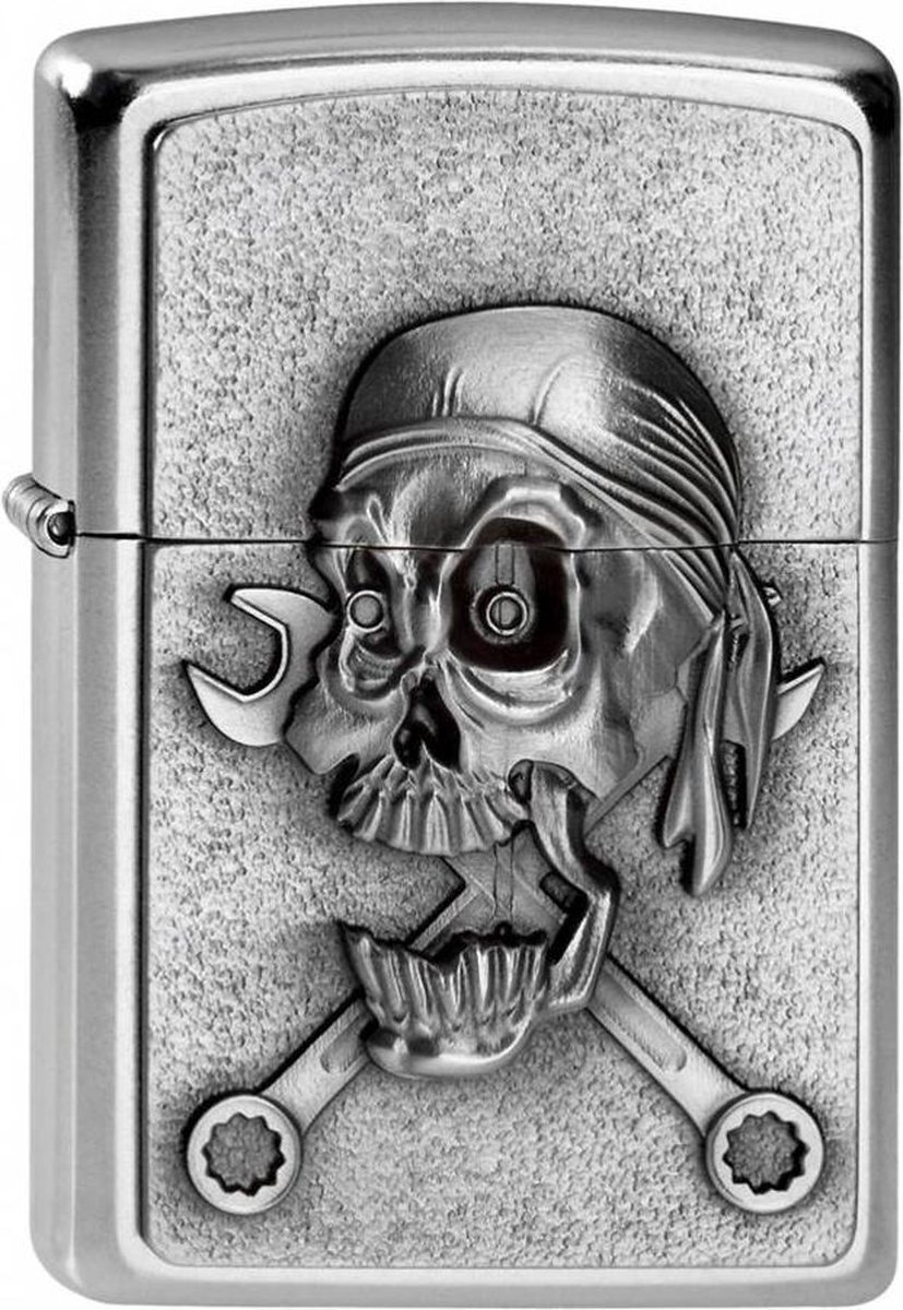 Goedkoopste Aansteker Zippo Mechanic Skull
