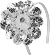 Boland Tiara Fleurette Dames Polyester Zilver