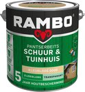 Rambo Pantserbeits Schuur & Tuinhuis Zijdeglans Transparant - Makkelijk Verwerkbaar - Kleurloos 2.5L
