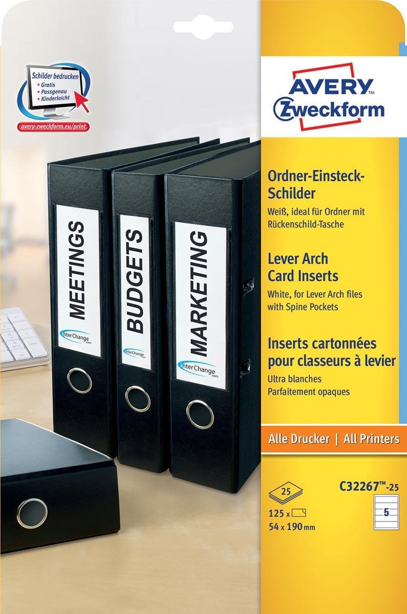 Avery C32267-25 printeretiket