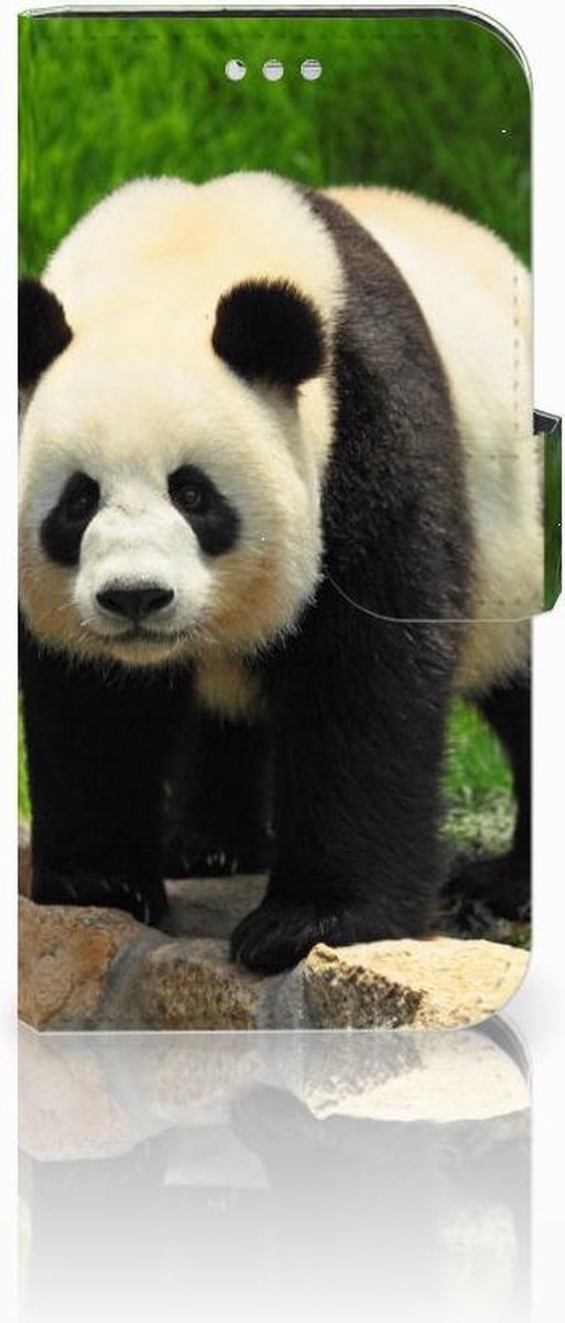 Book Case voor Samsung Galaxy S7 Telefoonhoesje met Pasjes Panda