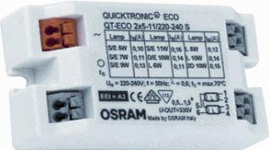 Osram QT-ECO 2x5-11/220-240 S