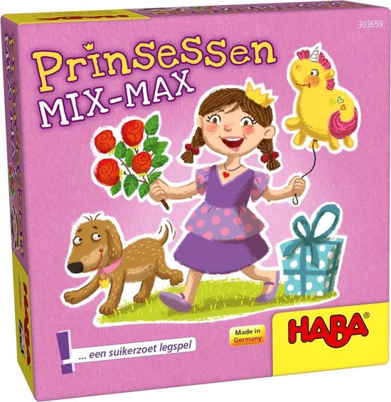 Afbeelding van het spel Haba Supermini Spel - Prinsessen Mix-Max