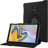 Hoes geschikt voor Samsung Galaxy Tab A 10.5 2018 360 Graden Draaibaar Book Case - Zwart