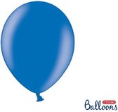 """Strong Ballonnen 30cm, Metallic blauw (1 zakje met 50 stuks)"""