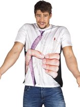 3 stuks: Fotorealistisch shirt - Squeeze me - Medium