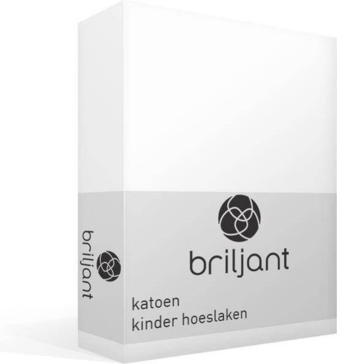 Briljant Baby Hoeslaken Katoen Junior - 70x150 cm - Wit