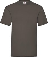 Fruit of the Loom - 5 stuks Valueweight T-shirts Ronde Hals - Chocolate - L