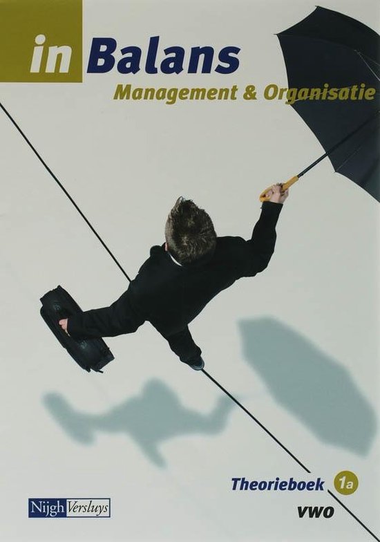 Cover van het boek 'Management & Organisatie in Balans / 1A Vwo / deel Theorieboek / druk 6' van S. van Vlimmeren en W. de Reuver