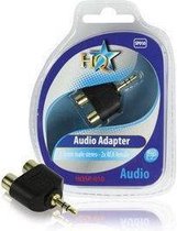 HQ Audio Adapter 3.5mm Mannelijk Stereo - 2x Rca Vrouwelijk