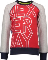 Tygo&Vito Jongens sweaters Tygo&Vito T&v sweater NEXTERDAY with back in A rood 92