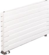 Design radiator horizontaal staal glanzend wit 58,8x80cm 1325 watt - Eastbrook Addington type 21