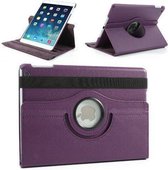 iPad Air Hoes Cover Multi-stand Case  360 graden draaibare Beschermhoes Paars