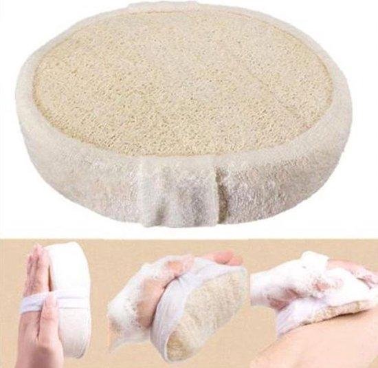 Loofah Badspons Beige bol