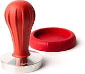 Cafelat Pillar Tamper met Houder 58mm rood
