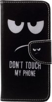 Book Case - Geschikt voor Huawei P20 Lite Hoesje - Don't Touch