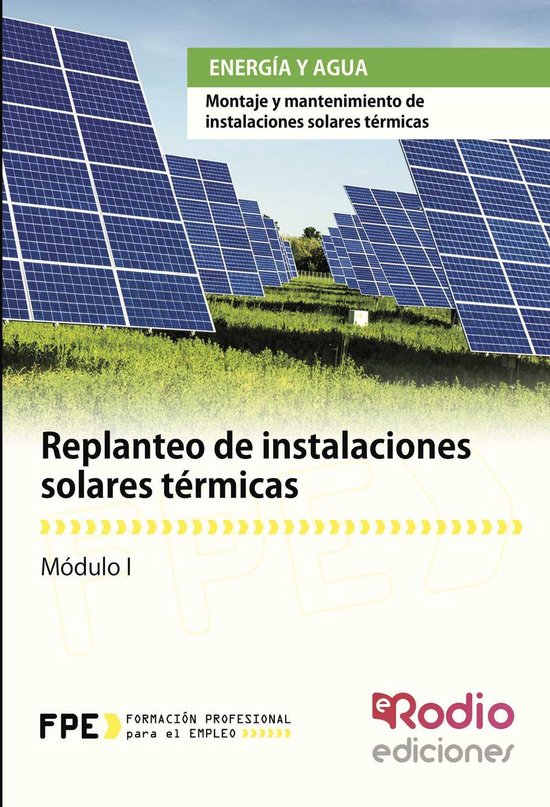 Replanteo de Instalaciones Solares Térmicas. Energía y agu ... - cover