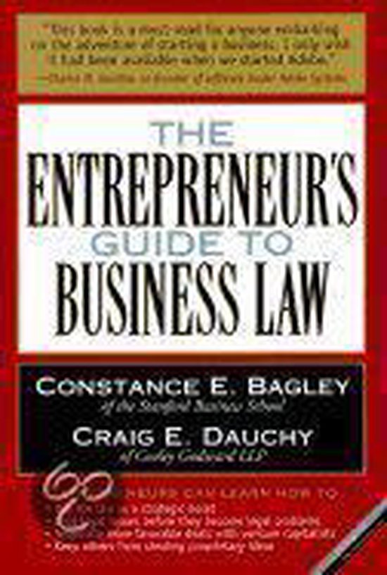 The Entrepreneur's Guide to Business Law - cover