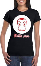 Zwart Salvador Dali t-shirt voor dames M