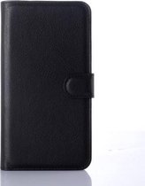 Microsoft Lumia 640 XL - Flip hoes cover case - PU leder - PC - Zwart
